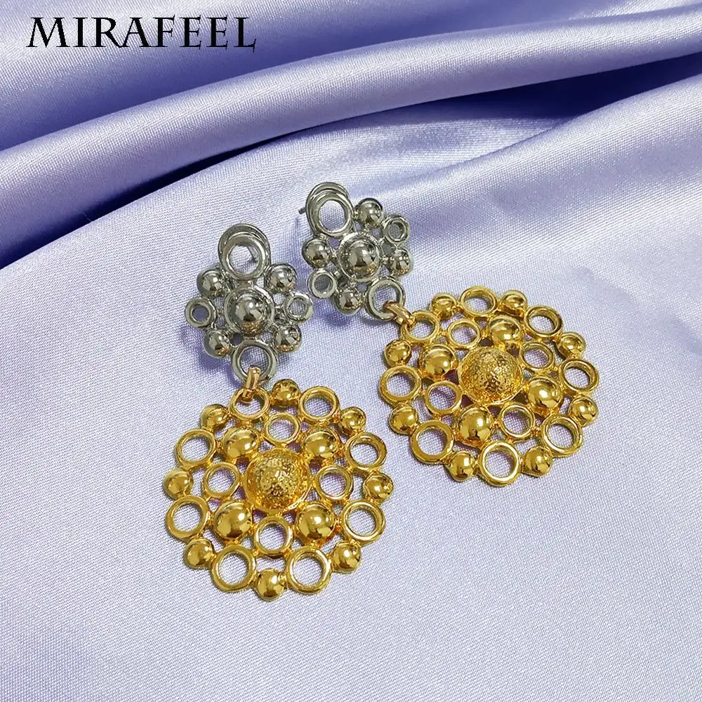 Африканские женские медные серьги-подвески позолоченные серьги свадебная