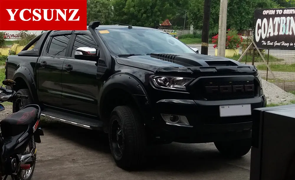 9 дюймов дуга колеса с гайки крыло вспышки Брызговики для Ford Ranger T7 Wildtrak 2016 2017 2018
