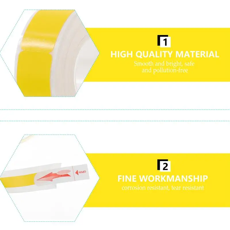 

1 Roll Cable Label Prime Premium Professional Durable Sturdy Cable Label Sticker Cable Tag for Wire