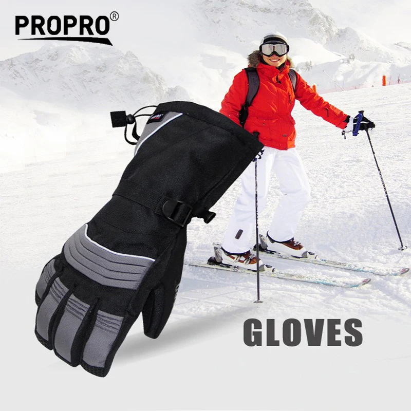 

Winter Fashion Ski Gloves For Unisex Warm Snowboard Waterproof Touch Screen Gloves