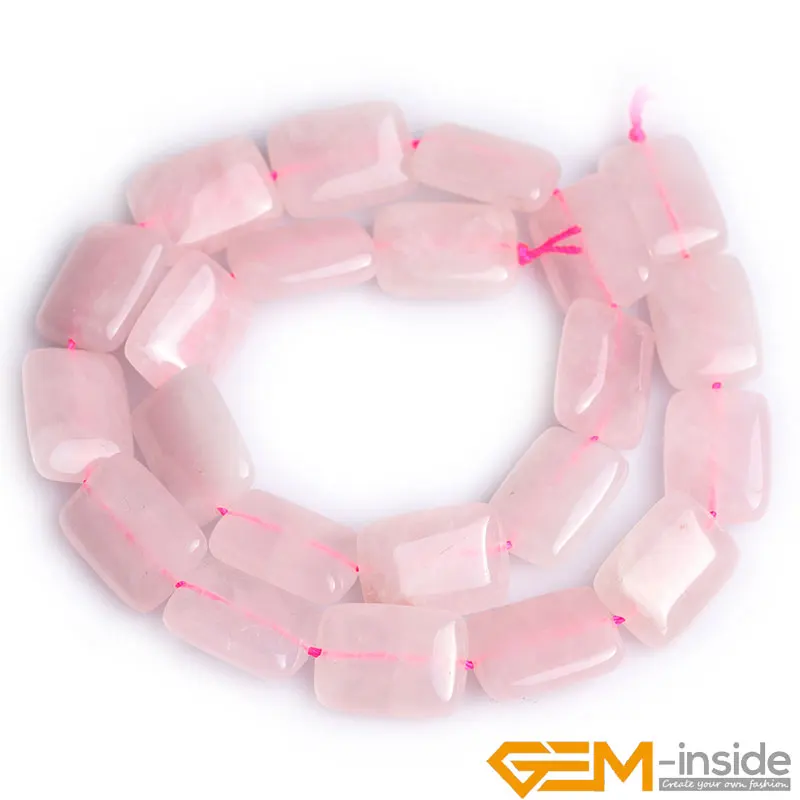 Натуральный розовый кварцовый прямоугольник овальные свободные разделительные