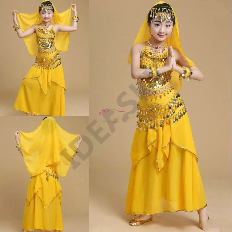 Детский костюм для индийского и египетского танца живота профессиональный