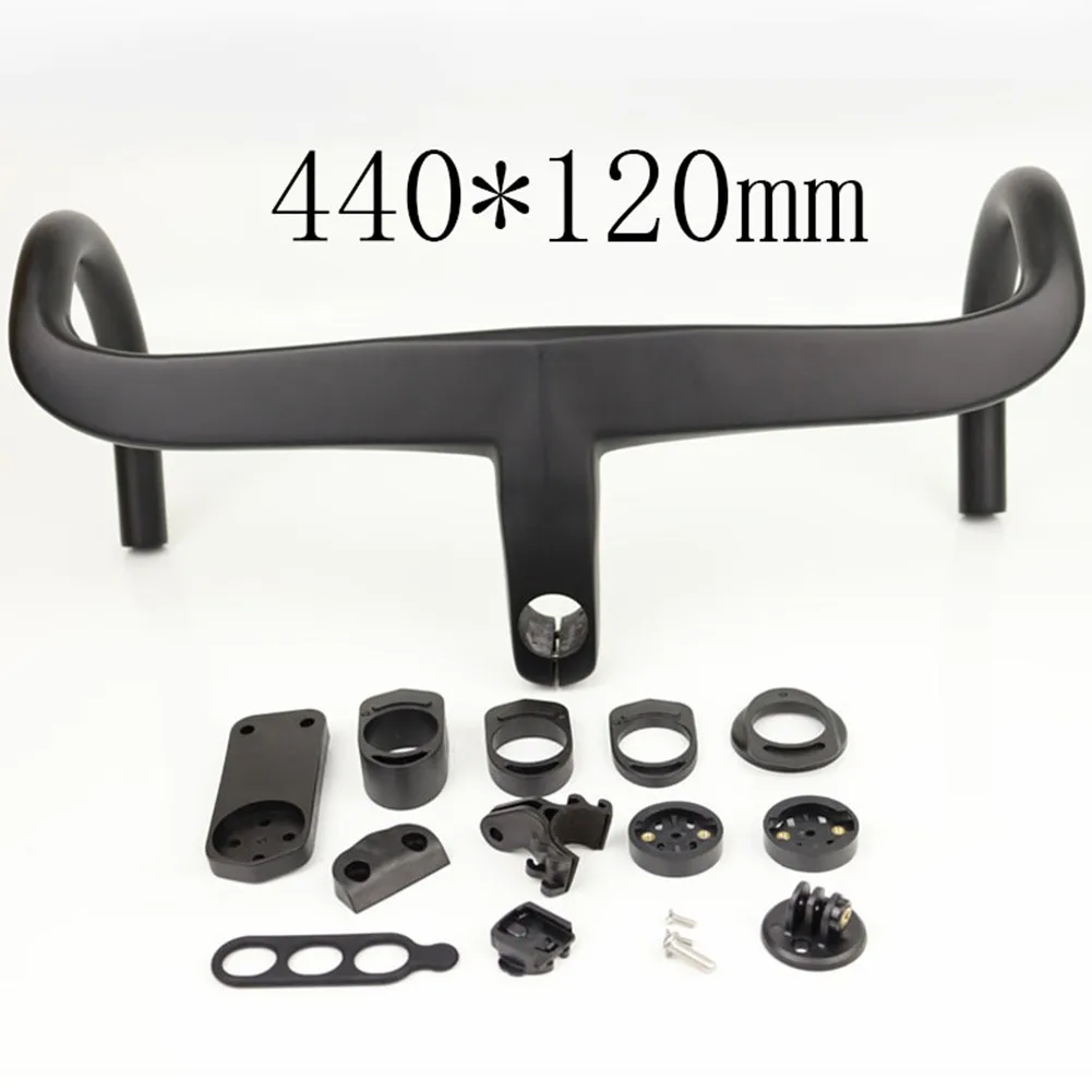 

2021 NEW DEDA Bike Carbon Intergrated Handlebar For 28.6mm Fork Steer With Computer Mount Handle Bar Bicycle Bike Accessories
