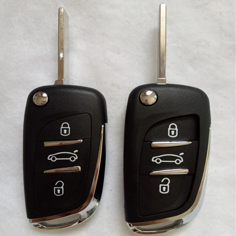 Чехол-книжка для автомобильного пульта дистанционного управления с 3 кнопками