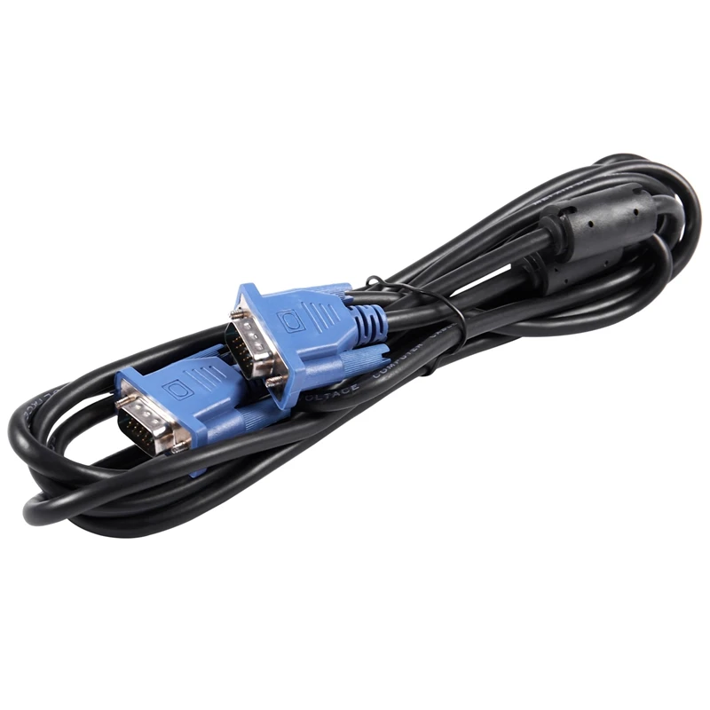 USB кабель HD15 Pin to HD 15 VGA 3 метра черный| |