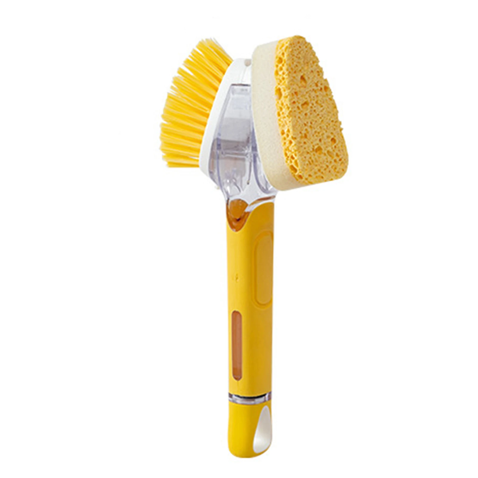 

Multipurpose Kitchen Cleaning Brush Slip Handle Removable Sponge with Bottle Brush Dishwashing Tools PI669