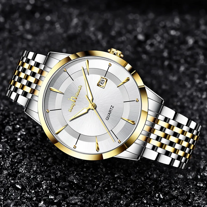 

Super New Simple Dial Watches Men Relojes Hombre Luxury Luminous Waterproof Men's Quartz Watch Date Calendar Business Wristwatch