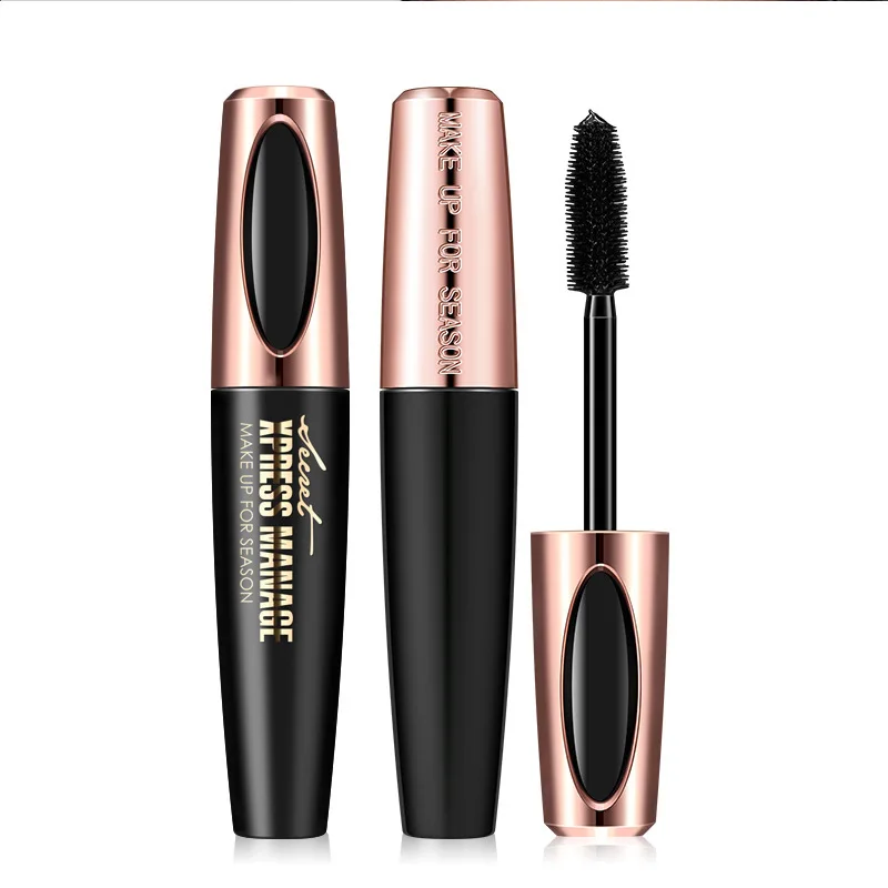 

Waterproof 4D Silk Fiber Black Mascara Eyelash Extension Eye Makeup Beauty Cosmetic