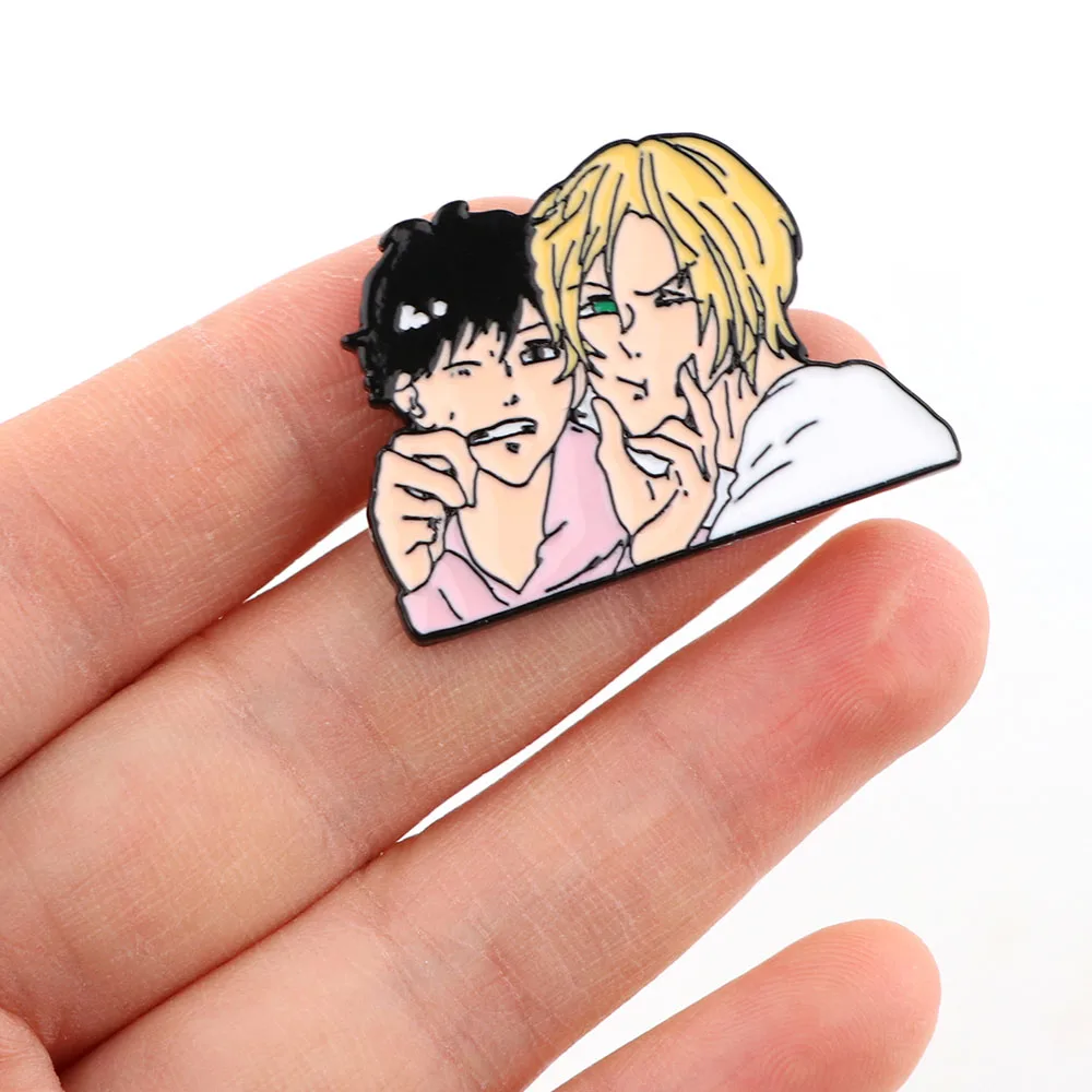 Женская эмалированная брошь в виде рыбки банана с эмалью | Украшения и аксессуары