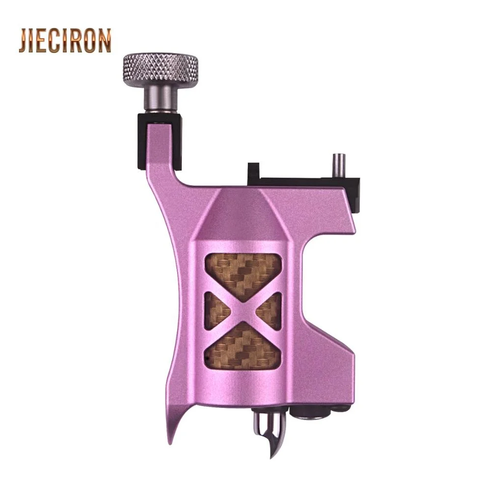 JIECIRON Rotary Tattoo Machine Shader & Liner Tattoo Motor Gun for Tattoo Artists (Pink)