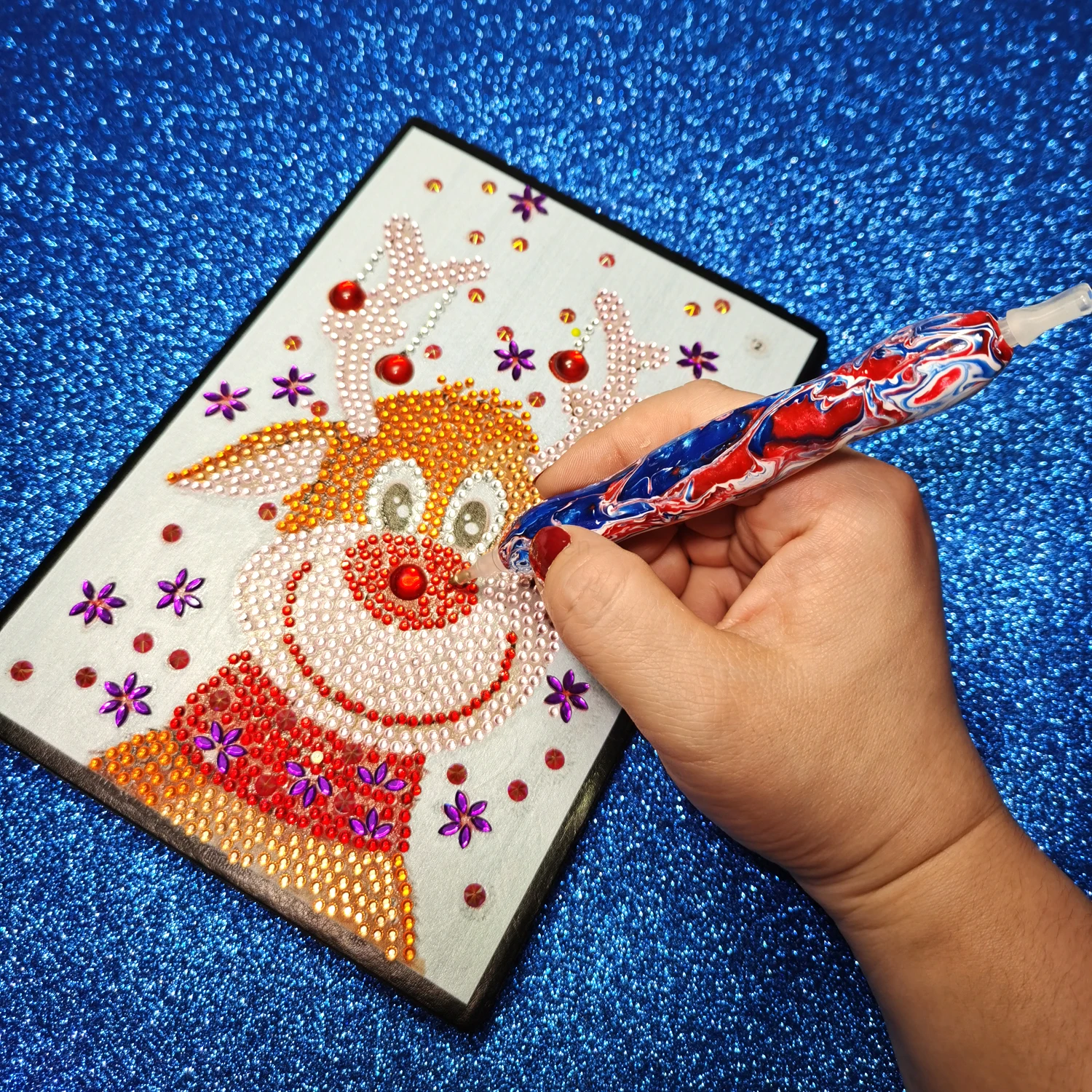 Набор аксессуаров для алмазной покраски ручка набор ручной работы из смолы 5D