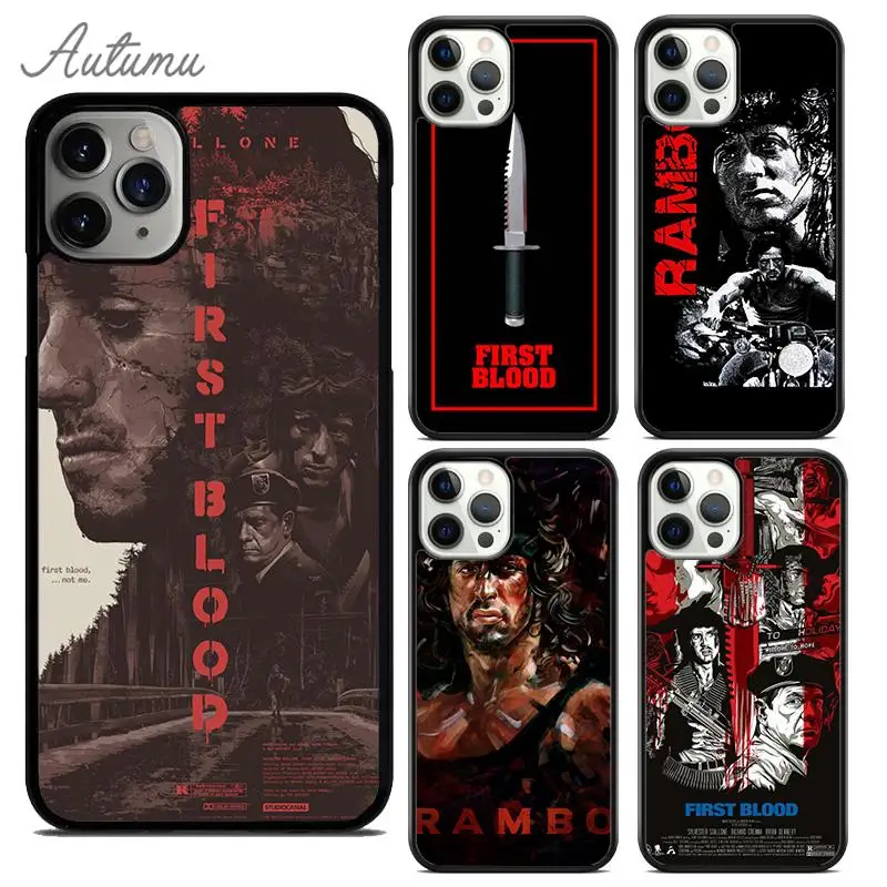 Первый кровь Джон дж. Чехол Rambo для телефона iPhone 11 12 13 14 Pro Max mini XR XS SE 2020 6S 7 8 Plus Samsung