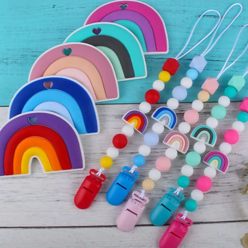 Новое поступление зажим для соски Детские аксессуары новорожденный силиконовый