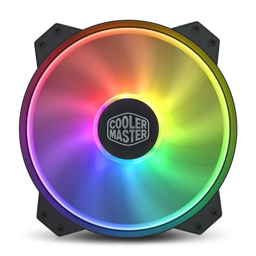 MF200R RGB PC чехол вентилятор 200 мм 12V 3 контактный тихий охлаждающий Cooler адресуемых