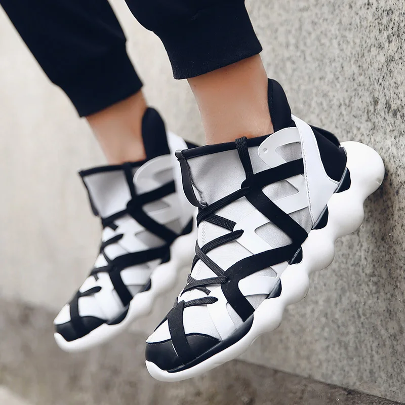 Модные хлопковые кроссовки для мужчин Дышащая мужская обувь Повседневная