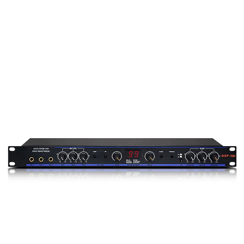 Профессиональный цифровой пре-сцена для караоке DSP99 DSP100