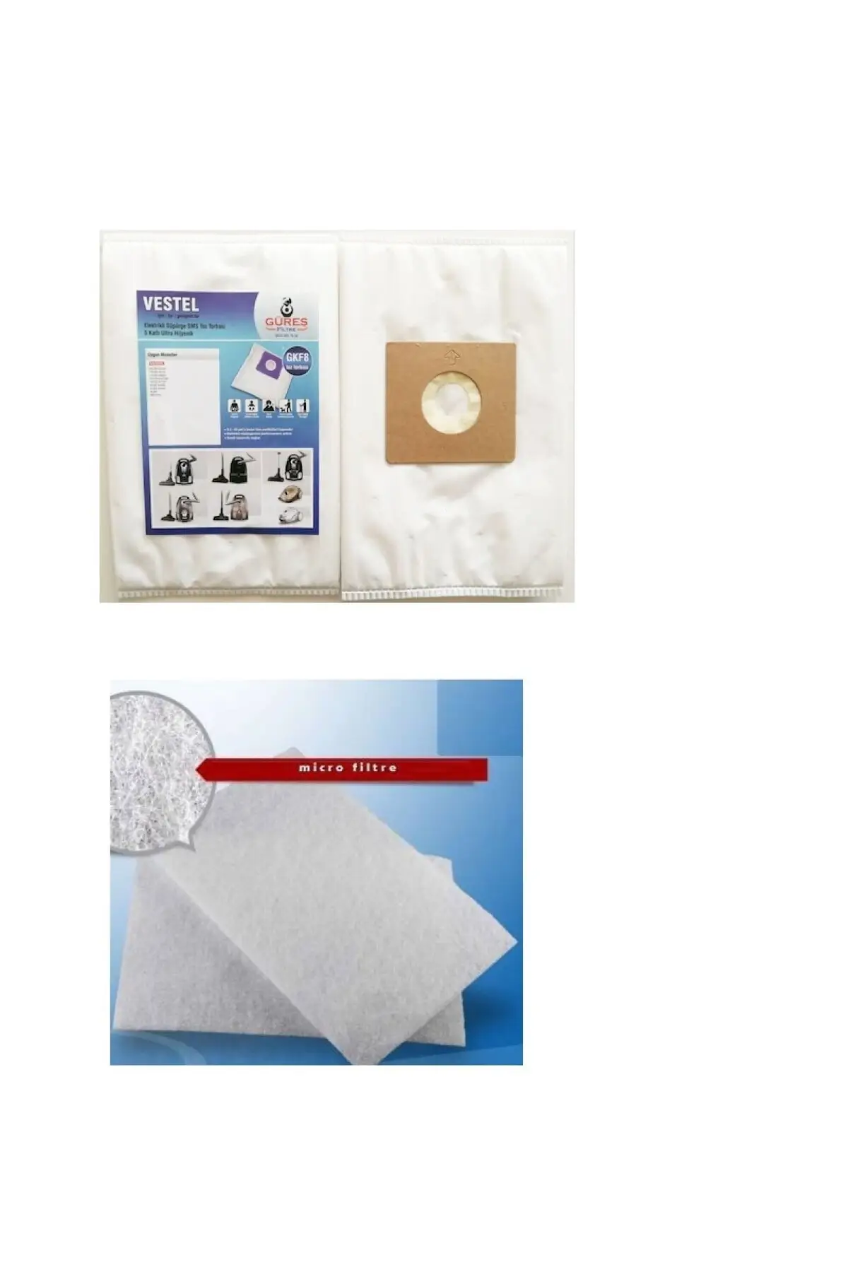 

MHK Parts 3000 5 Layer Breeze Vacuum Cleaner Dust Bag 5 Pcs