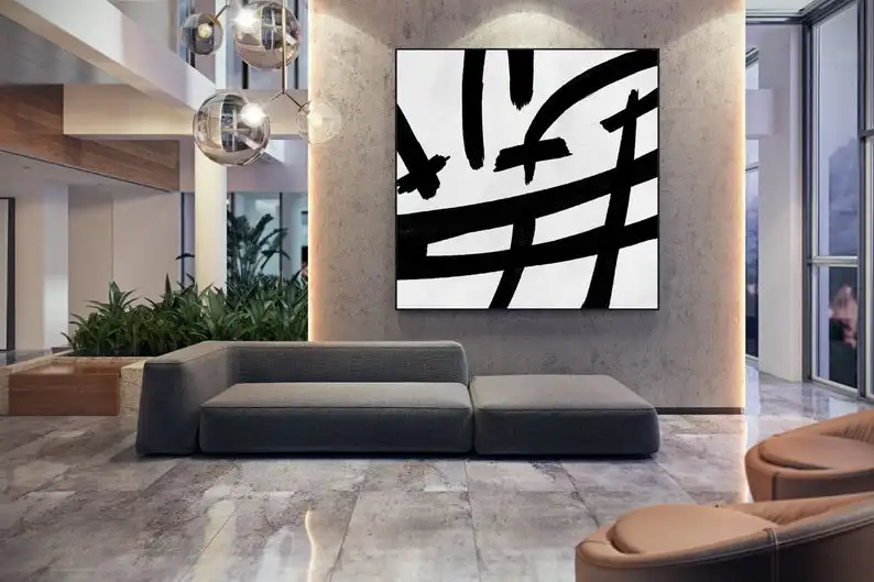 

Handmade Abstract Painting Extra Large Artwork Oversize Painting Modern Art Square Painting on Canvas Oil Paintings Hand Painted