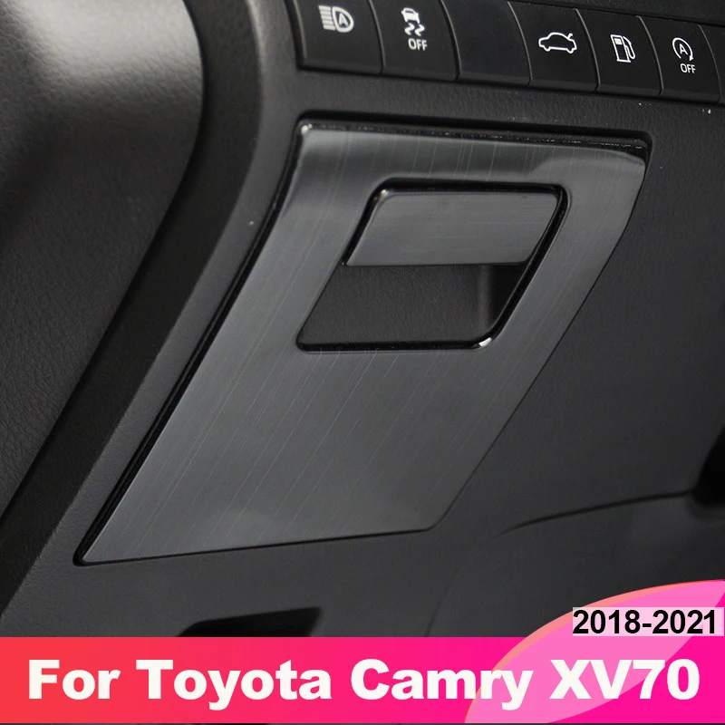 Автомобильный ящик для хранения ручка Наклейка Toyota Camry 70 XV70 2018 2019 2020 2021 аксессуары