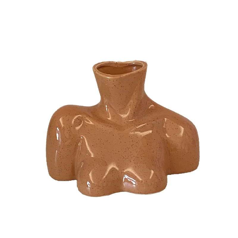 Боди арт ваза из керамики с обнаженными скульптура женщины жизни офисные для
