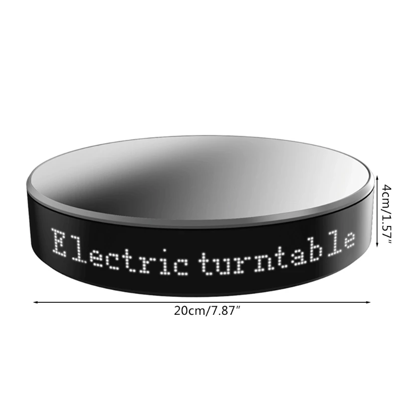 

2021 New Electric Rotating Display Stand APP Control Turntable Jewelry Holder Photo Props