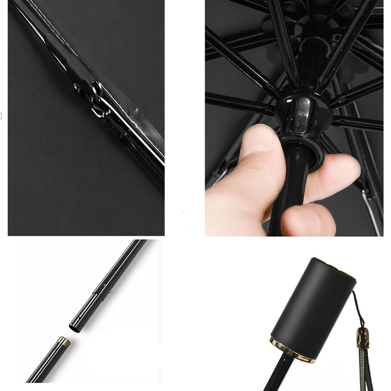 Зонт от дождя для женщин листьев гинкго Ветрозащитный зонты женский УФ Защитный