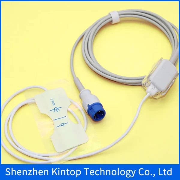 10 шт./лот совместимый Новый 14P to DB 9P 2 4 m датчик SpO2 датчик-адаптер Удлинительный