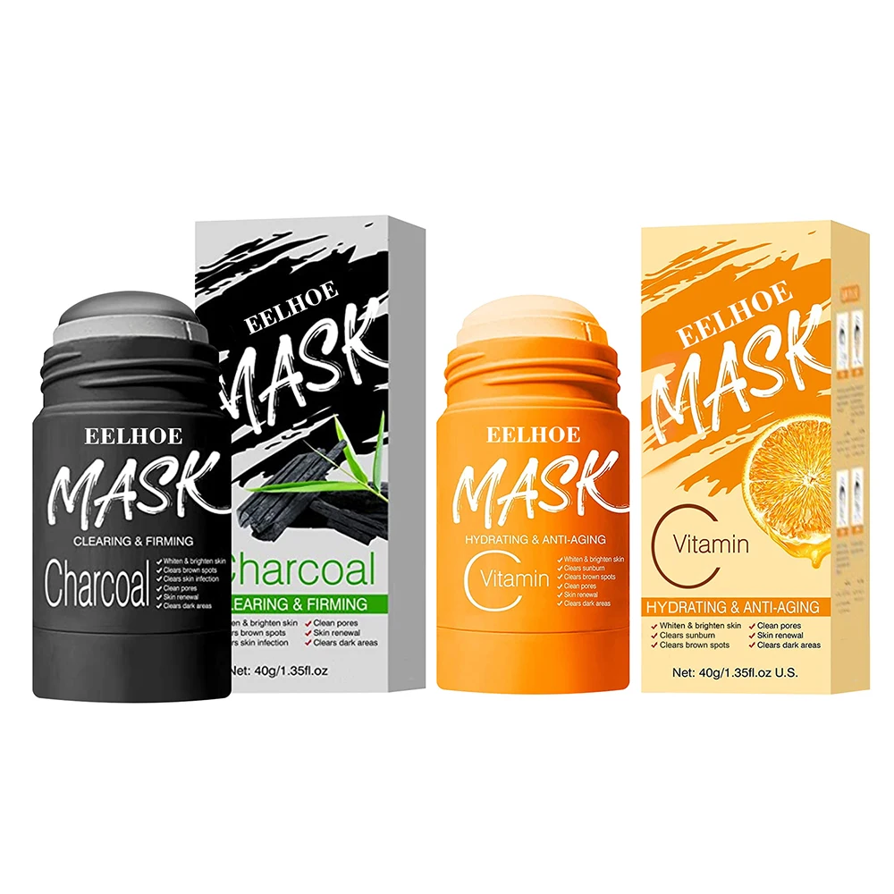 Очищающая зеленая маска-палочка глиняная палочка очищающая маска бамбуковую