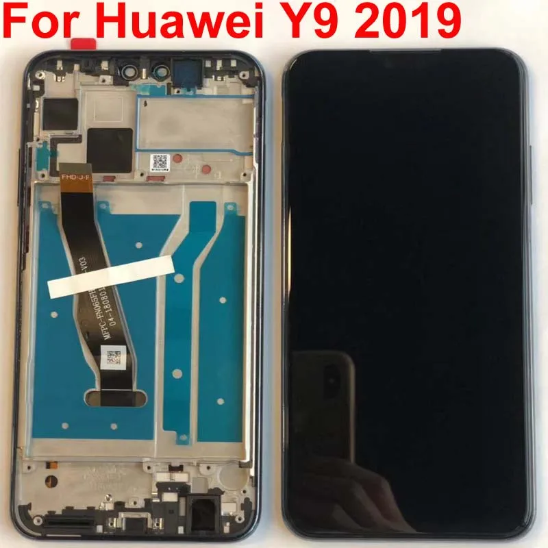 Оригинальный ЖК дисплей 2340*1080 10 касаний для HUAWEI Y9 2019 с рамкой экран дисплея