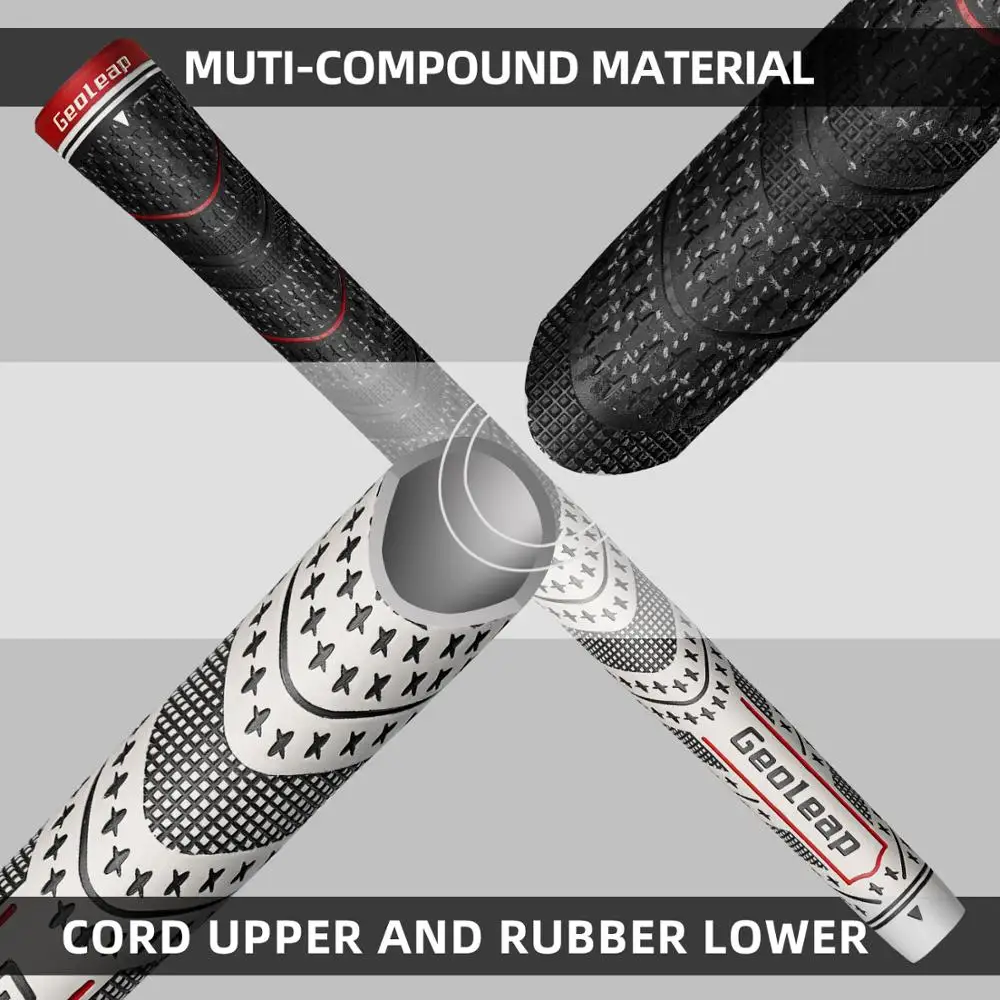Geoleap Golf Grips 10 шт./лот Back Rib multicompound Hybrid Club Standard 7 цветов. Бесплатная доставка | Спорт и