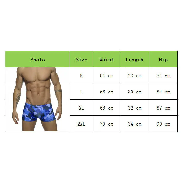 

2020 New Fashion Men Swimming Board Shorts Casual Quick Dry Beach Summer Boxer Swim Trunks M-2XL
