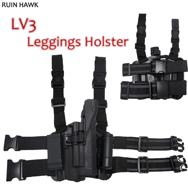 

Tactical Glock Accessories Military Glock 17 19 22 23 32 Real Pistols Gun Holster High Quality Plastic Hunting and Equipment