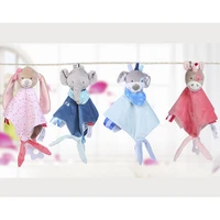 cartoon elephant rabbit gog unicorn baby plush stuffed toys 0 36 towel appease doll for newborn soft comforting sleeping gifts