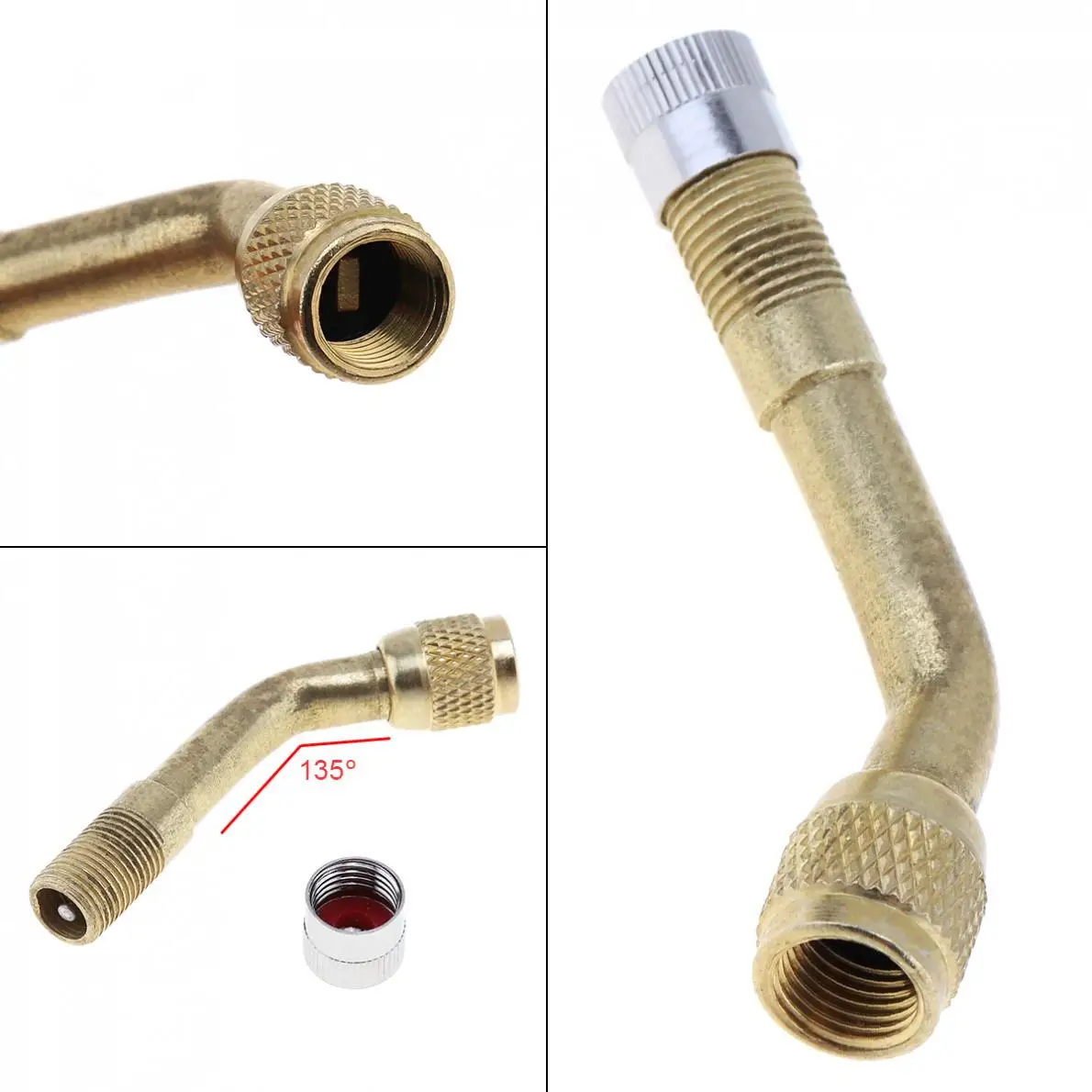 Латунный воздушный клапан с углом поворота 135 градусов для