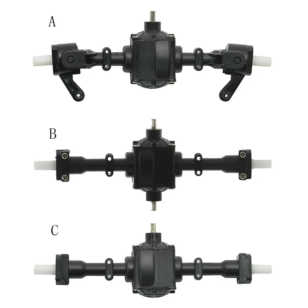 Металлическая Шестерня прочная передняя + Центральная задняя ось в сборе