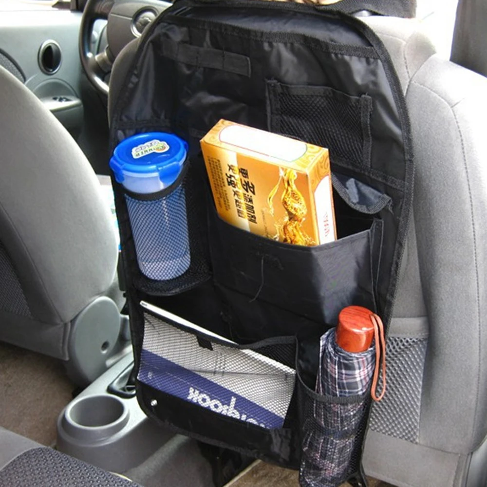 

Auto Anti-kick pad car seat back Car Seat Storage bag Car Covers Back Seat Organizer Auto Multi Holder Pocket Organizer Bag