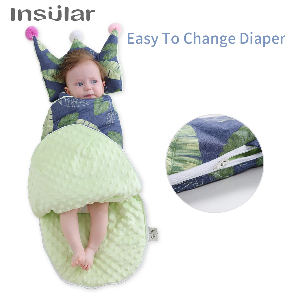 Новый спальный мешок для новорожденных детский маленьких девочек и одеяла