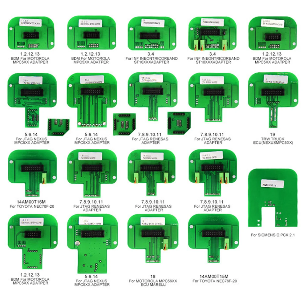 OBD2 диагностический инструмент 22 шт. BDM зонд Адаптеры ECU рампа для KESS KTAG BDM100 / CMD100