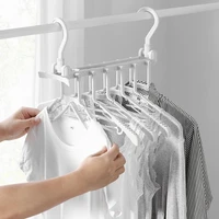 folding clothes hanger wardrobe organizer hangers household non slip drying rack for underwear pants t shirts