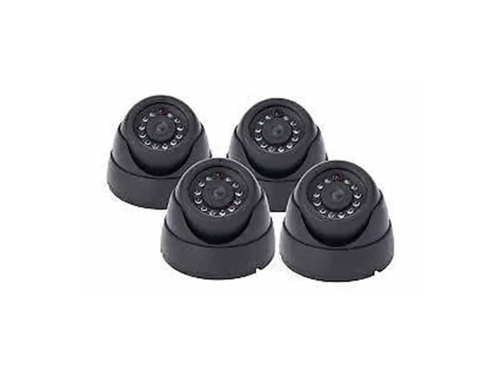 4 x CCTV муляж системы безопасности купольные камеры реалистичные светодиодный
