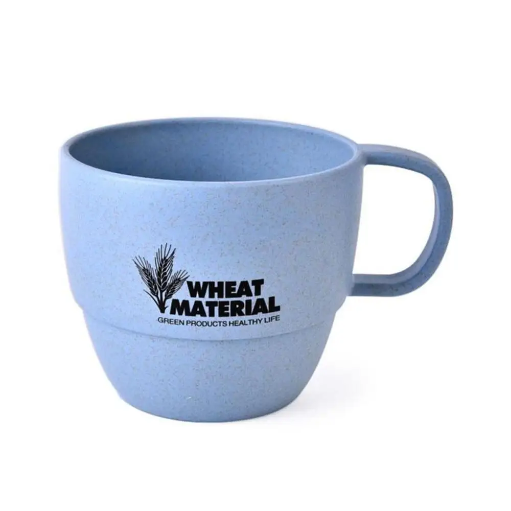 200ml Wheat Straw Round Cup Eco-friendly Material Drinkware Portable Biodegradable Coffee Milk Water Mug Tea L10 | Дом и сад