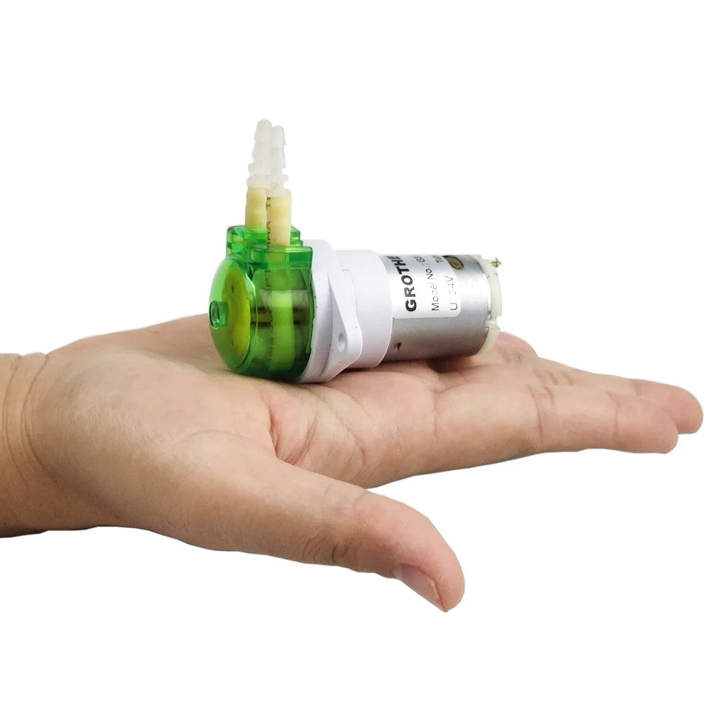 

mini 12V/24V peristaltic pump small water pump with high precision and DC brush motor