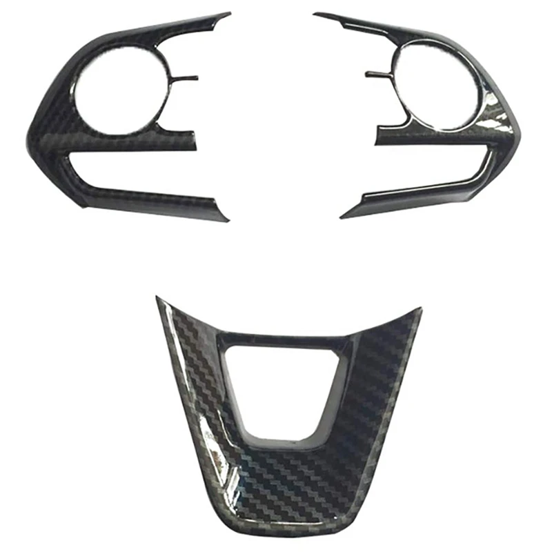 

Car Steering Wheel Decoration Cover Trim Interior Accessories for Toyota Corolla 2019-2020 ABS 3Pcs/Set