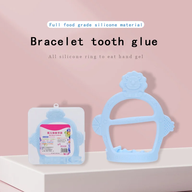 Nontoxic Silicone Teethers Baby Kids Child Finger Guard Stop Thumb Sucking Wrist Band Bracelet Tooth Glue | Мать и ребенок