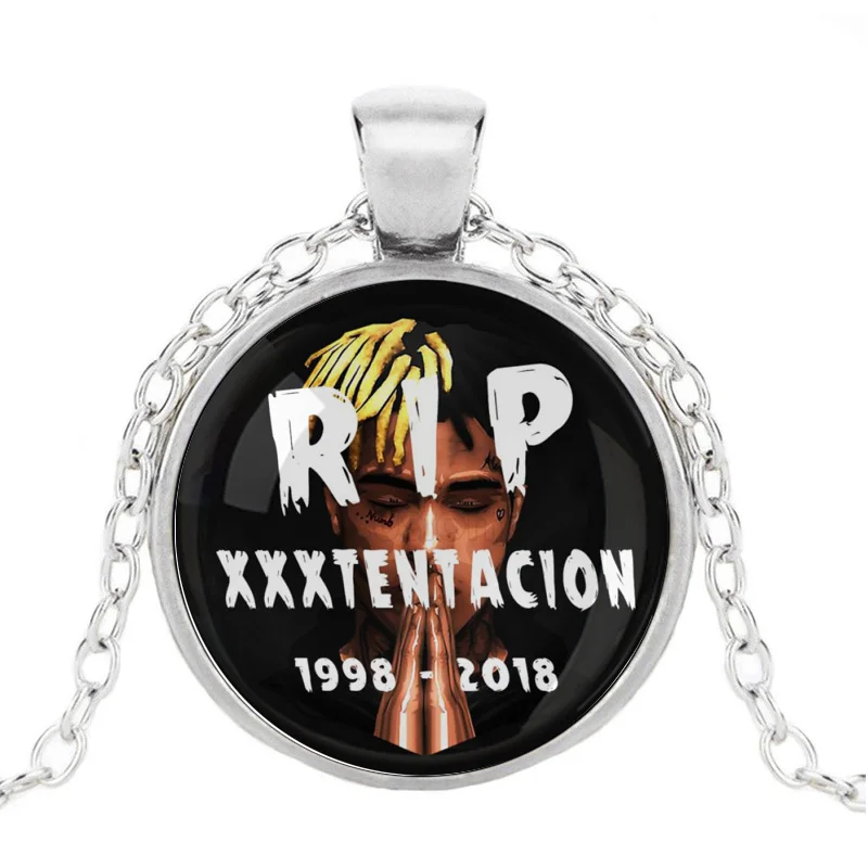 Rip XXXTentacion ожерелье хип-хоп рэпер кулон плохой логотип убить руку символ