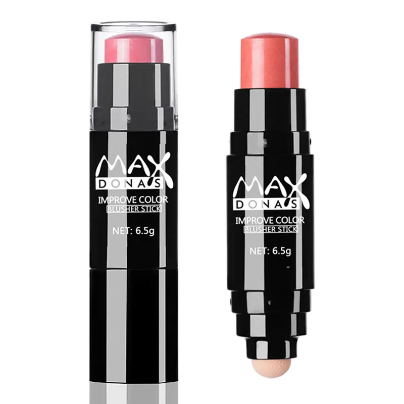 Румяна стик для макияжа двусторонний губ и щек персикового цвета|Румяна| |