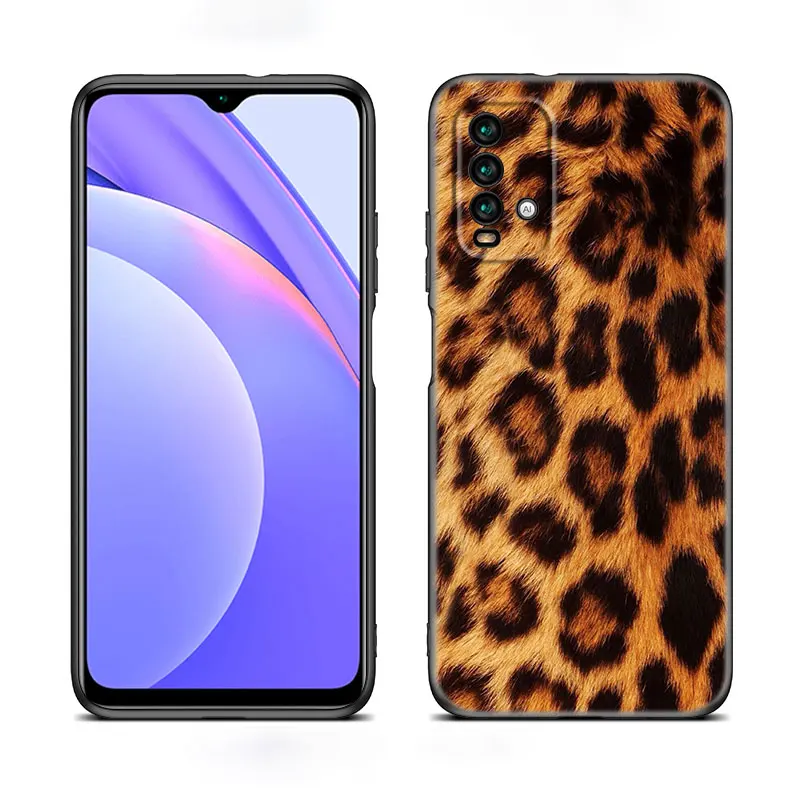 Чехол для телефона с леопардовым принтом Тигра Xiaomi Redmi Note 11 10 9 8 T Pro 10S 5G 9A 9C 9S мягкий