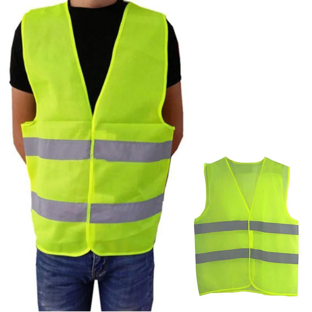Унисекс дышащие светоотражающие полосы Безопасность защита спецодежды