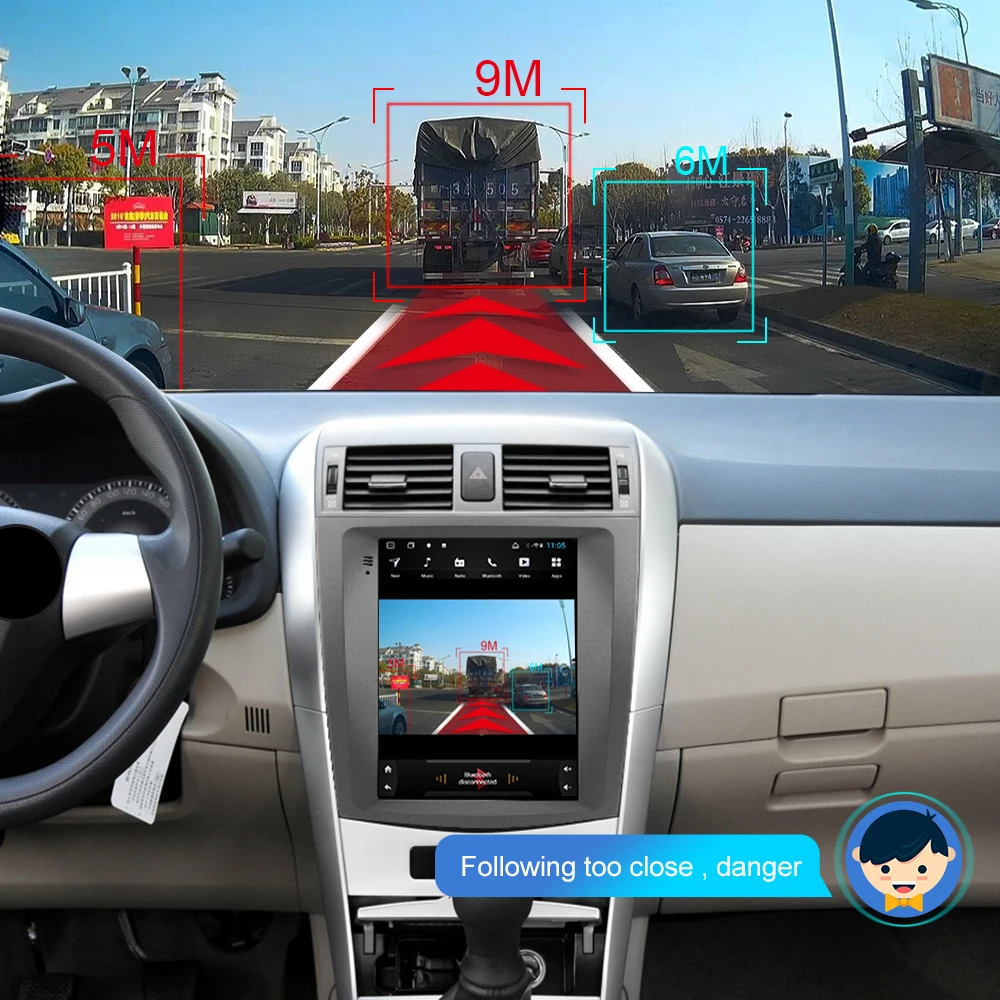 Isudar H53 вертикальное 1 Din Android авто радио для Toyota/Corolla 2007-2011 GPS Автомобильный