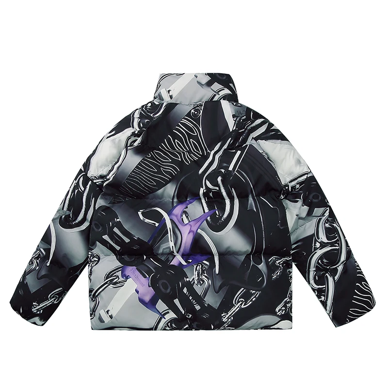 Парка мужская зимняя с подкладкой воротником-стойкой | Мужская одежда